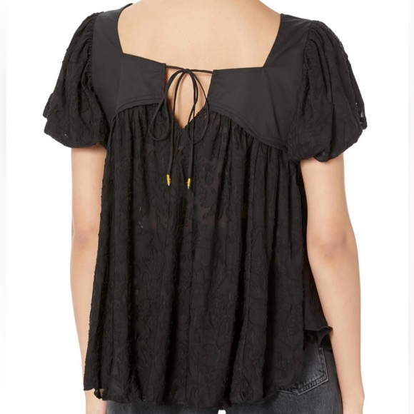 Free people black blouse NWT - Picture 4 of 7